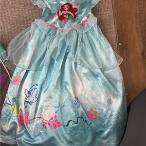 Disney Ariel Seafoam Blue Dress with Pink Accents
